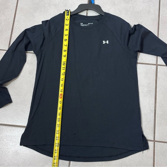 Under Armour Women Black Long Sleeve Loose T-shirt Size Small. - Picture 8 of 8